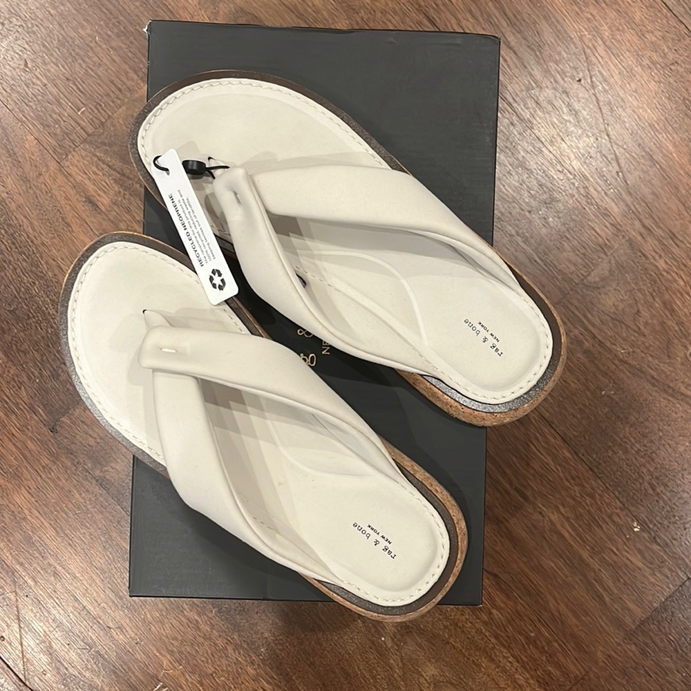 Brand new in the box,Rag & Bone thong shoes.